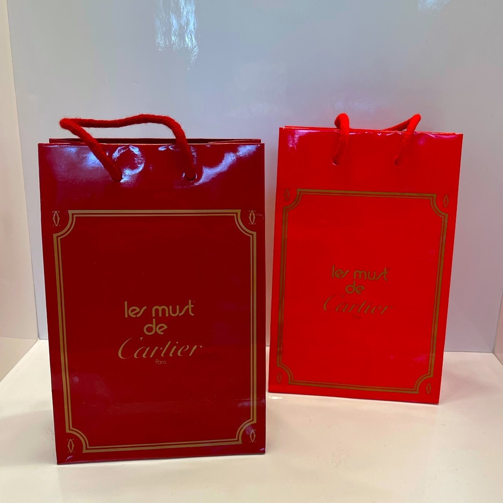 🔥Bundle Me🔥Cartier Red/Gold Shopping Bag Collection (2)